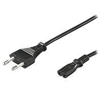 97359 cable 2 x 0.75 mm² CEE 7/16 (C) plug, IEC C7 female PVC GOOBAY
