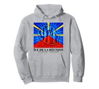 974 Île de la Réunion - Flag Pullover Hoodie