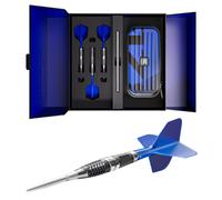 TARGET Darts 975 Ultra Marine 03 22G 97.5% Tungsten Swiss Point Steel Tip Darts Set with K-Flex