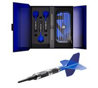 TARGET Darts 975 Ultra Marine 20G 97.5% Tungsten Soft Tip Darts Set with K-Flex