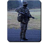 #9767 * Mouse Pad Section Leader German Military Soldier Instructor Germany Camouflage Fatigues Uniform Armour Company