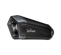 9789B - Universal exhaust muffler LeoVince LV-12 Black stainless steel Ø 75