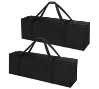 97L Travel Duffle Bag, 41 Inch Extra Large Sports Duffel Luggage Bag,2 Pack | Equipment Storage Bag, Lightweight Long Foldable Holdall Bag with Upgrade Zipper, Sturdy & Water Resistant, 104x36x26 cm