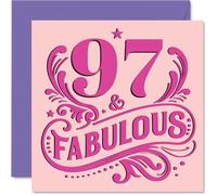 97th Birthday Cards for Women, Fabulous