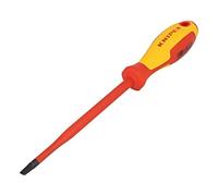 98 20 65 SL Screwdriver Insulated Flat 6.5x1.2mm L.Blades: 150mm KNIPEX