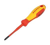 98 24 01 SL Screwdriver Insulated Phillips PH1 L.Blades: 80mm 1kVAC KNIPEX