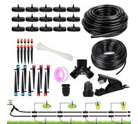 98 43FT Drip Irrigation System Perfect for Automated Garden Watering Featuring Multiple Ejector Types