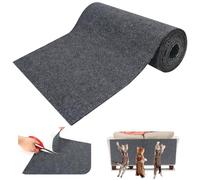 98”x15.4''Cat Scratching Mat,Self-Adhesive Cat Scratcher Carpet,Cat Tree Shelves Cover Replacement,Trimmable Cat Scratcher Pad for Furniture,Sofa,Wall,Couch,Door,Corner