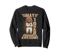 98 Year Old May 1928 Teddy Bear 98th Birthday Women Sweatshirt