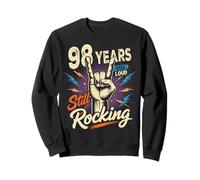 98 Years Still Loud Still Rocking It 98th Birthday Funny Sweatshirt