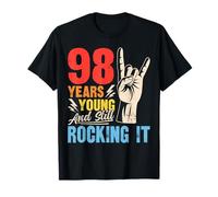 98 Years Young and Still Rocking It Vintage 98th Birthday T-Shirt