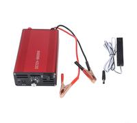 98000w Power Inverter 12v Dc To 110v 220v Ac Converter Sine Wave With Overload Protection For Boat Marine Use Red(A)