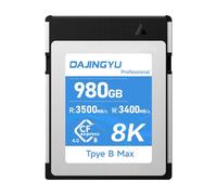 980GB CFexpress 4.0 Type B Memory Card 3500MB/s Write 3400MB/s Read for 8K/4K RAW Video, Shockproof & Weatherproof, Compatible with Nikon Z9/Z8/R5 & Canon R5/R3 Cameras