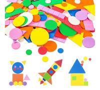 980PCS Colorful Foam Stickers, EVA Multi-Sized Shape Stickers