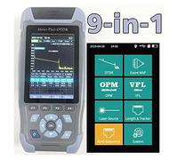 980REV Mini Pro Reflectometer 9 Functions in 1 Device OPM OLS VFL Event Map RJ45 Ethernet Cable Sequence Distance Tracker,Precise Adjust(1550nm(UPC))