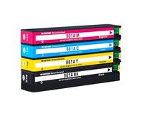 981X Ink Cartridge-260ML/130ML Compatible With for H-*P P-ageWide Pro 556/586/55650/58650 (BK-C-M-Y)1 PCS(1 SET 981X)