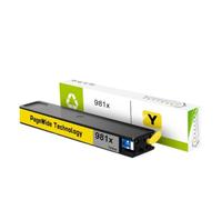 981X Ink Cartridge Compatible With HP PageWide 556dn(1pc Yellow) | Fits L0R12A L0R09A L0R10A L0R11A; Also For 556 556xh 586 MFP 586z 586dn 586f