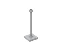 98549 6003098 6170708 2x2x5 Pole Flagstaff 10 Pieces GDS-90369 Compatible with Lego MOC Building Blocks Color:Light Bluish Gray 194