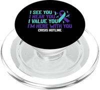 988 Crisis HotlIne Specialist Mental Health Crisis Lifeline PopSockets PopGrip for MagSafe