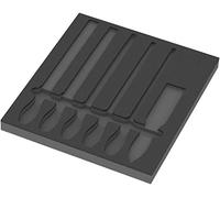 Wera 05137383001 9883 Foam insert PFERD file set 1, empty, 344 x 30 x 392 mm