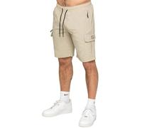 989Zé ENZO Mens Cargo Hiking Shorts Outdoor Lightweight Golf Casual Elasticated Waist Combat Half Pants EZS668_Shorts Stone S
