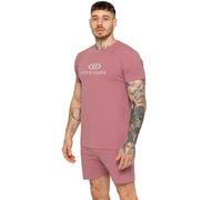 989Zé ENZO Mens Crew Neck T Shirt Casual Cotton Short Sleeve Stretch Slim Fit Top