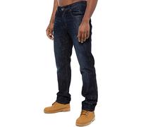 989Zé ENZO Mens Jeans Straight Leg Classic Fashion Regular Fit Cotton Basic Denim Pants Trousers EZ408 Indigo 32W / 34L