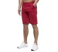 989Ze ENZO Mens Regular Fit Chino Shorts - 100% Cotton, Smart Casual, 10 Colours