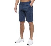 989Ze ENZO Mens Regular Fit Chino Shorts - 100% Cotton, Smart Casual, 10 Colours