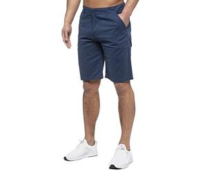 989Ze ENZO Mens Regular Fit Chino Shorts - 100% Cotton, Smart Casual, 10 Colours