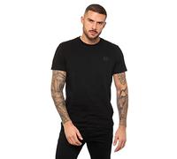 989Zé ENZO Mens Regular Fit T Shirt Plain Cotton Tee Crew Neck Top Short Sleeve Casual Tshirt EZTS603 Tshirt Black XXL