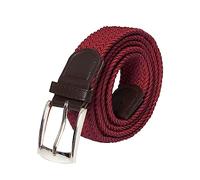 989Zé ENZO Mens Stretch Belts Ladies Elasticated Woven Adjustable Braided Metal Buckle Belt