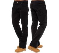 989Zé ENZO Mens Stretch Bootcut Jeans Casual Classic Retro Denim Wide Leg Flared Pants Trousers
