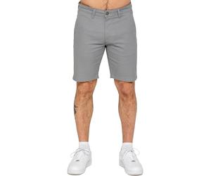989Zé ENZO Mens Stretch Chino Shorts Casual Cotton Regular Fit Summer Half Pants EZS647 Shorts Light Grey 30