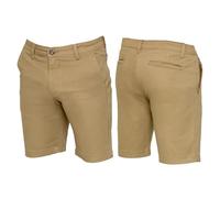 989Zé ENZO Mens Stretch Regular Fit Chino Shorts Comfort Cotton Casual Summer Holiday Outdoors Golf Shorts with Pockets EZS647 Beige 30