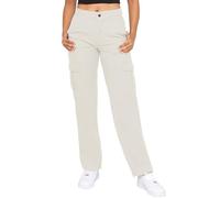 989Zé ENZO Womens Cargo Trousers Casual Work Bottoms Straight Leg Combat Pants (UK, Alpha, XS, Regular, Regular, Stone)