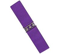 989Zé ENZO Womens Elasticated Stretch Belts Wide Ladies Elastic Stretchy Belt for All Waist Sizes EZ BELTS 12 PURPLE M