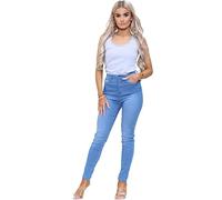 989Zé ENZO Womens Jeans Skinny Stretch Jean High Waisted Denim Pants EZL420 Jeans Light Blue 18