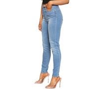 989Zé ENZO Womens Skinny Jeans Ladies Stretch Denim Cotton Trousers Pants with Pockets Light Blue 14