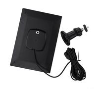 98ft Cable Solar Panel Charger 10w 5v for Arlo Pro 4 Over 3 Weatherproof Ip65 Magnetic Suction with Interface (Black)