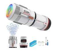 98K Bubble Gun and Bubble Machine 2 in 1 - Rechargeable Bubble Maker with Rainbow/Breathing LED Light and Children Songs for Teen Boys Girls Outdoor Pary Fun