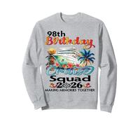 98th Birthday Cruise Squad Friends Family Vacation Matching Sweatshirt