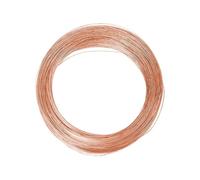 99.5% Pure Copper Wire Round Bare Copper Wire, 1.1mm Jewelry Making Beading Floral Craft Wire (Length 10 Meters)
