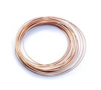 99.5% Pure Copper Wire Round Bare Copper Wire, 1.4mm Jewelry Making Beading Floral Craft Wire (Length 5 Meters)