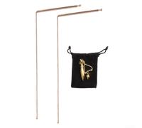 99 9 Copper Detector Rod with Adjustable Center for Metal and Water Detection, Suitable for Treasure Finding (C)