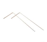 99.9% Copper Dowsing Rod Kit with Telescopic Probes and Pendulum for Psychic Divination, Water Finding, Energy Healing - Adjustable Measuring Instrument for Spiritual(5pcs)