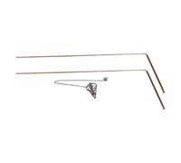 99.9 Copper Dowsing Rod Psychic and Divination 99.9 Copper Easy to Carry and Guide Decision-Making at Any time Soul Consultation Hunting (A)