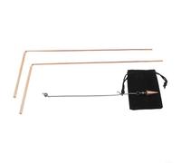 99 9 Copper Dowsing Rod Set with Pendulum for Psychic Readings, Divination, Mineral Search, Lost Object Detection and Energy Therapy