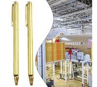 99.9% Copper Dowsing Rods, 2-Pack Telescopic Metal Detector for Water Finding Gold Treasure Hunting, Adjustable Brass Probe Tools 55cm