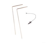 99.9% Copper Dowsing Rods Set Telescopic Divining Rods for Water Detection Gold Finding Energy Healing Outdoor Exploration 13 Inch(3pcs)